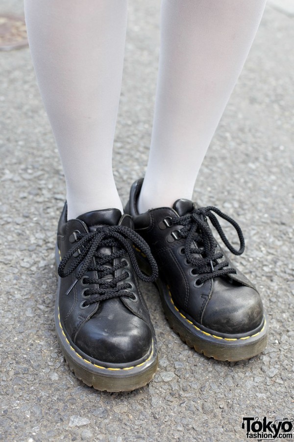 Dr. Martens oxford shoes in Harajuku