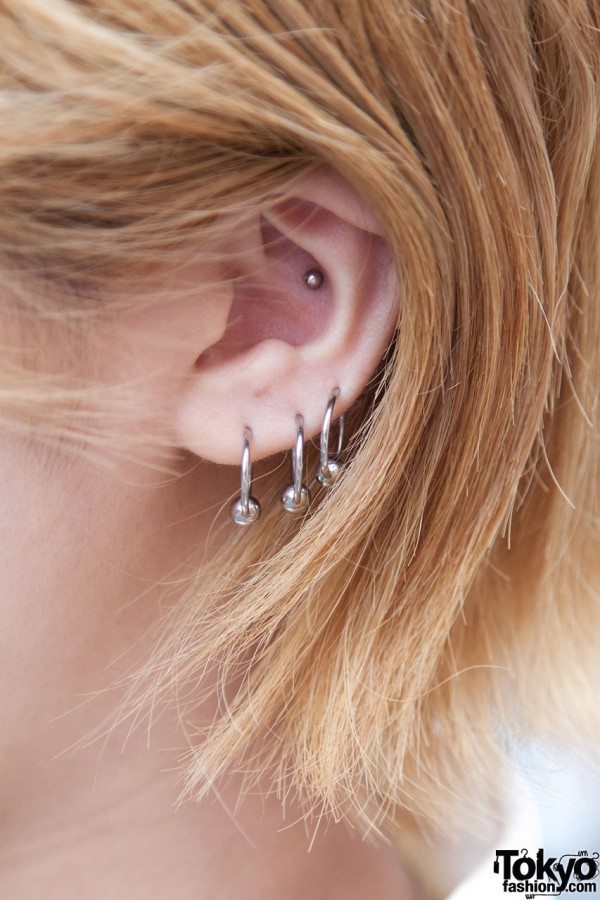 cute cartilage piercings tumblr