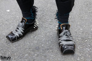 Box toe spiked shoes from The Old Curiosity Shop