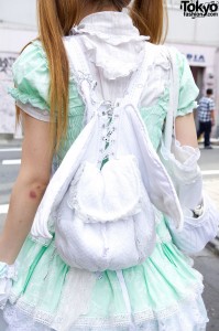 h.NAOTO Frill Angel Wings Backpack