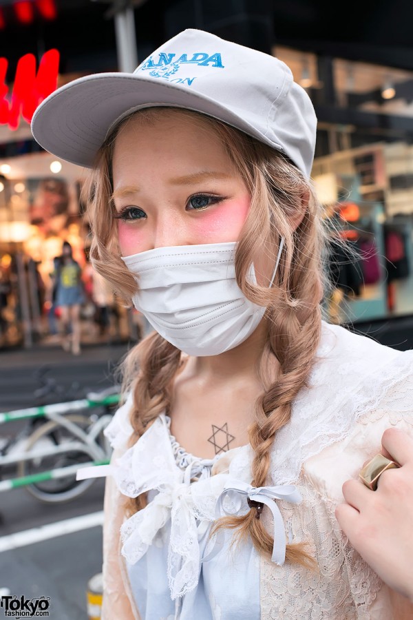 Pink Makeup & Braids in Shibuya