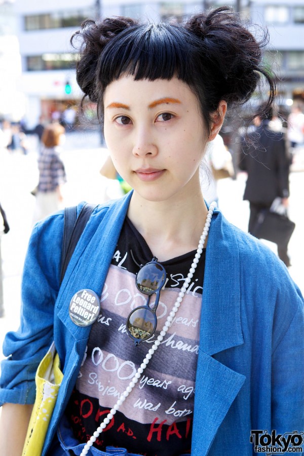Cute Japanese Hairstyle & Vivienne Westwood Top