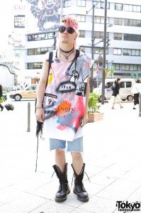 Alice Black’s Norimi w/ Pink Hair & Punk Jewelry in Harajuku – Tokyo ...