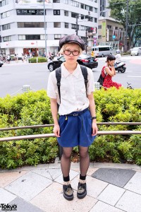 Harajuku Girl in Cute Boyish Look