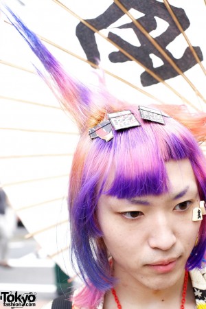 Maro Broken Doll’s Purple Hair & Harajuku-Meets-Traditional Japanese ...