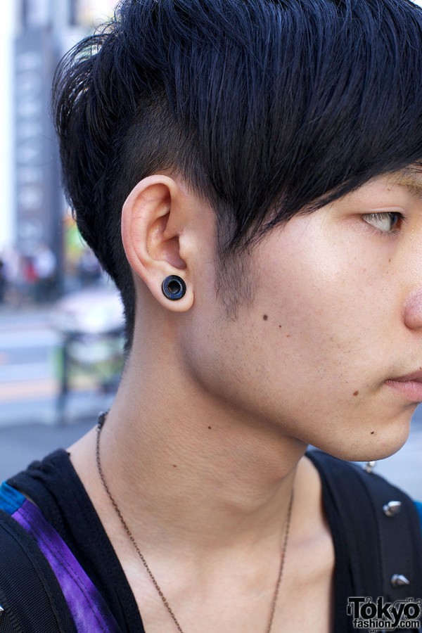 Gauged Earring in Harajuku