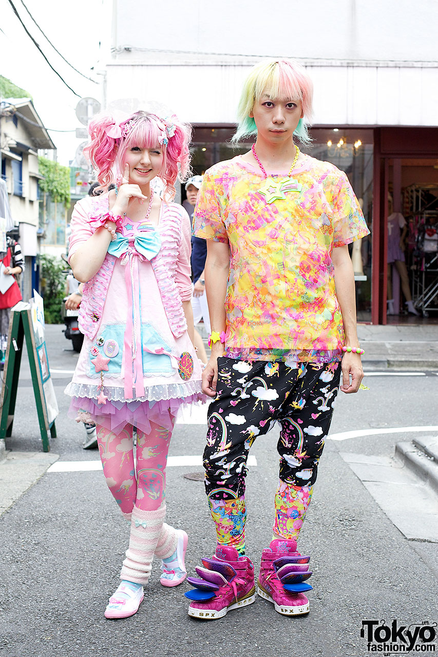 Yukapon & Junnyan in Harajuku w/ Pinkly Ever After & 6%DOKIDOKI.
