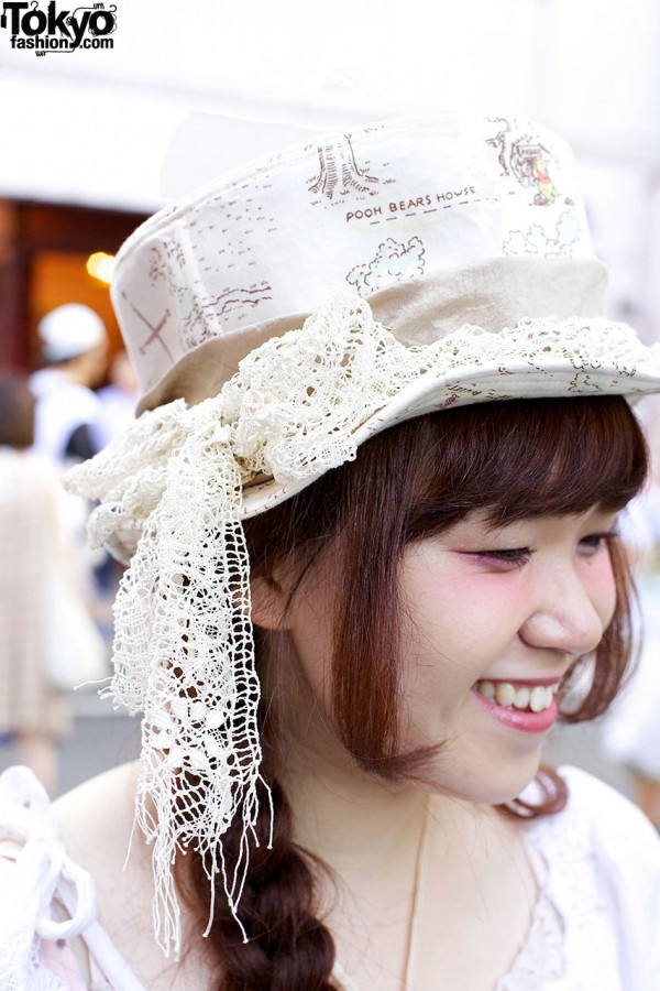 White Lace Hat
