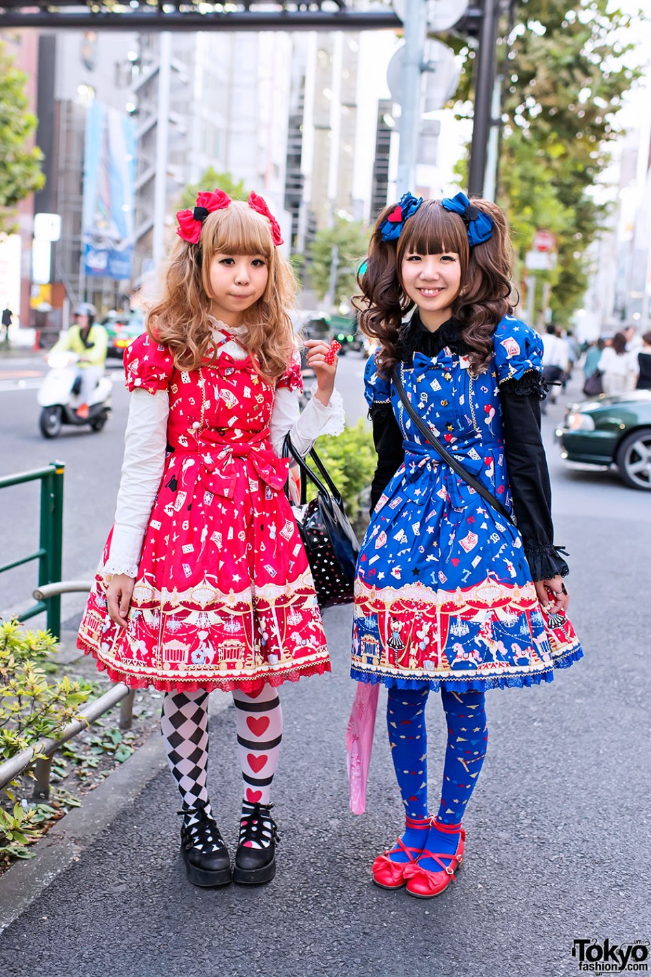 Harajuku Lolitas in Angelic Pretty “Star Night Theater” Dresses Tokyo Fashion