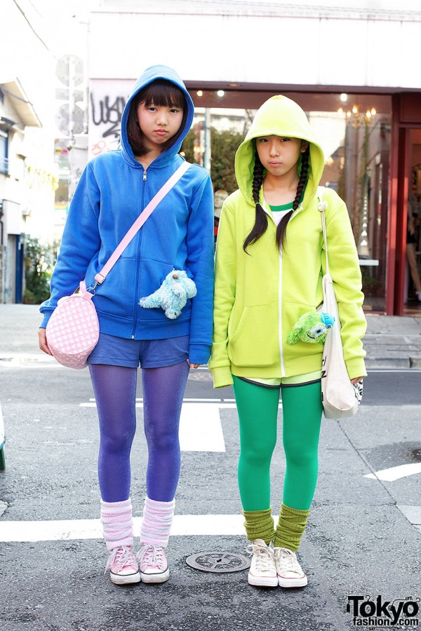 Harajuku Girls in Monsters Inc. Fashion