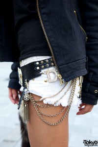 D.I.A. Belt Buckle & Short Shorts