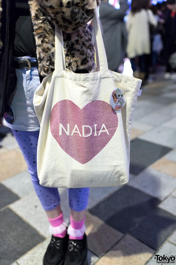 Nadia Heart Bag with Fafi Button