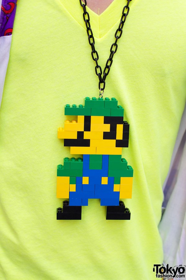 Mario necklace