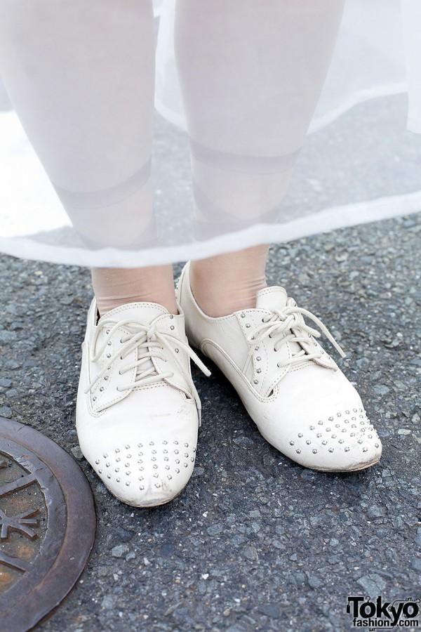 white shoes
