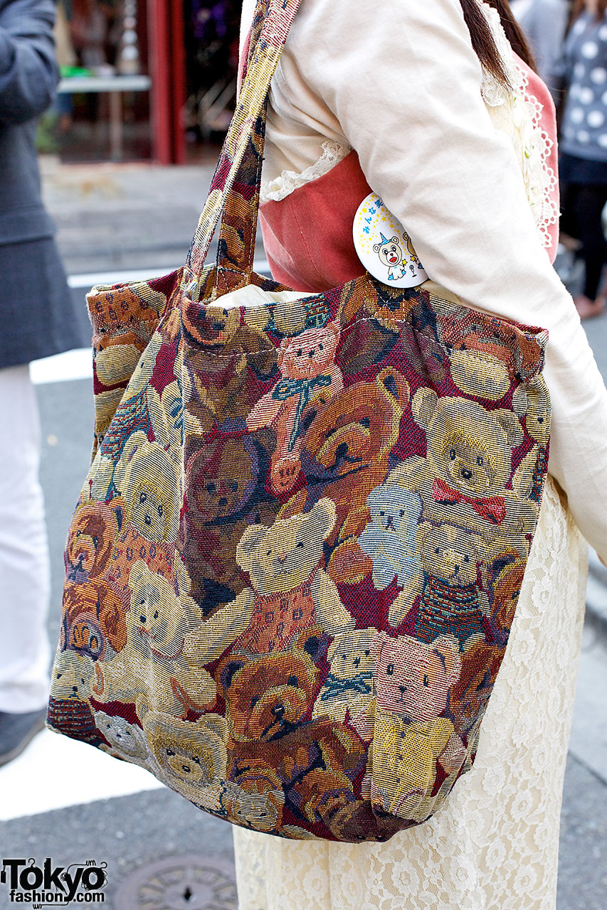 teddy bear tote bags