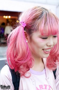 Cute Pink Twin Tails, Party Popples T-Shirt & Hello Kitty in Harajuku ...