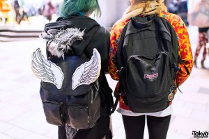 Glad News Winged Backpack in Harajuku