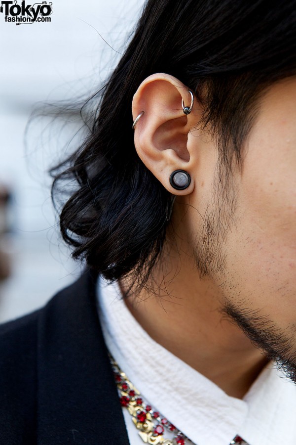 Pierced ear in Tokyo