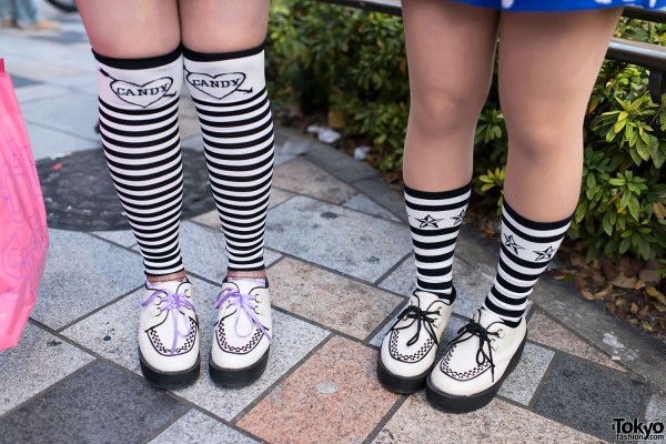 Striped Socks & Creepers