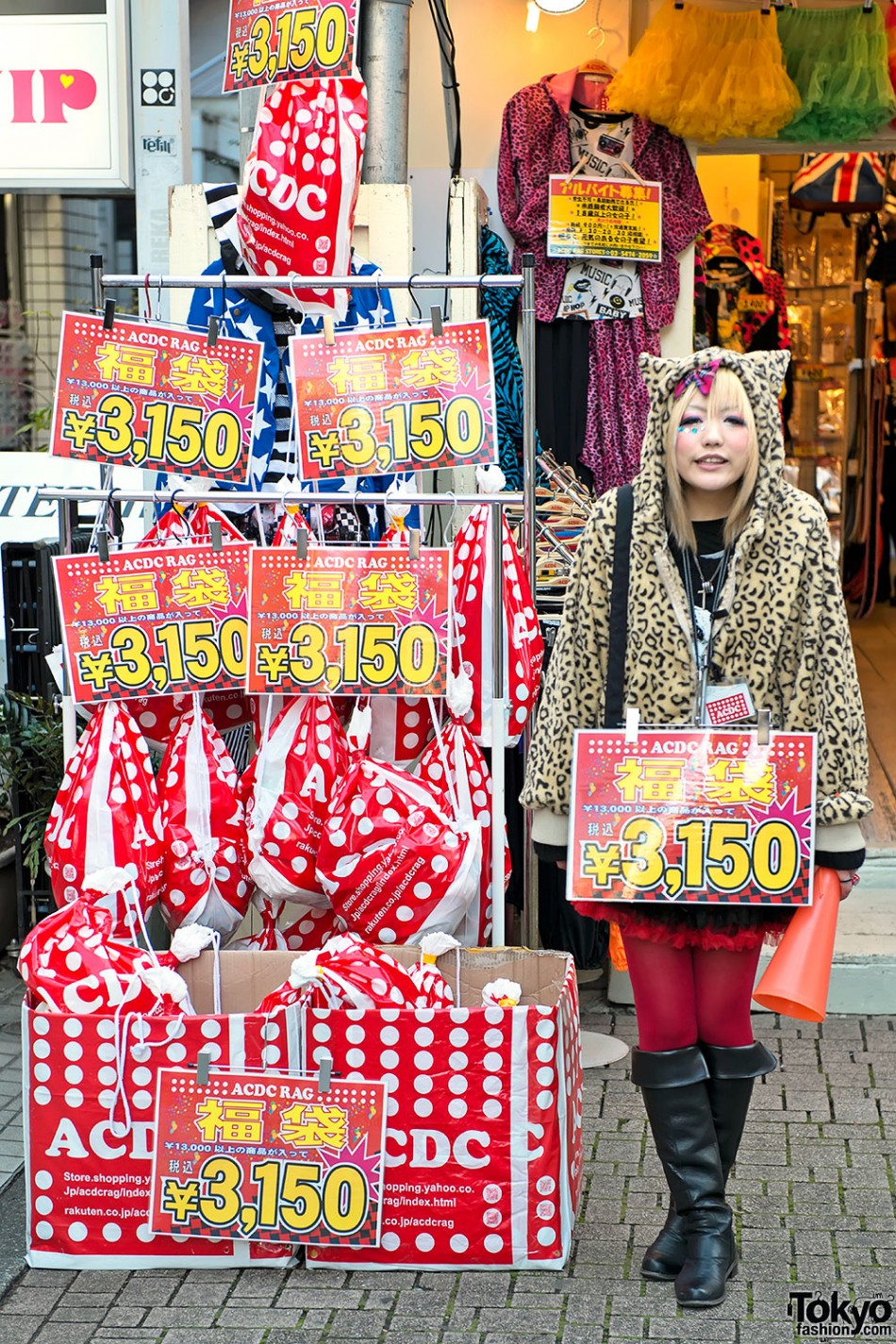 Harajuku Fukubukuro Pictures 2013 - LaForet, Takeshita Dori, Cat Street