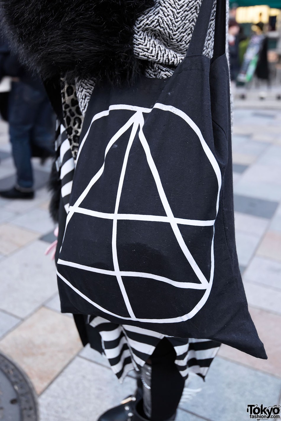 Purple Tipped Hair, Glad News Winged Boots & Faux Fur in Harajuku ...