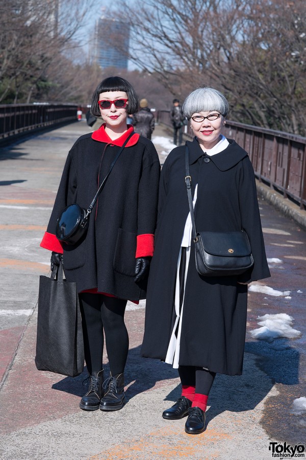 Minimalist Fashion w/ Japanese Bob Hairstyles in Harajuku