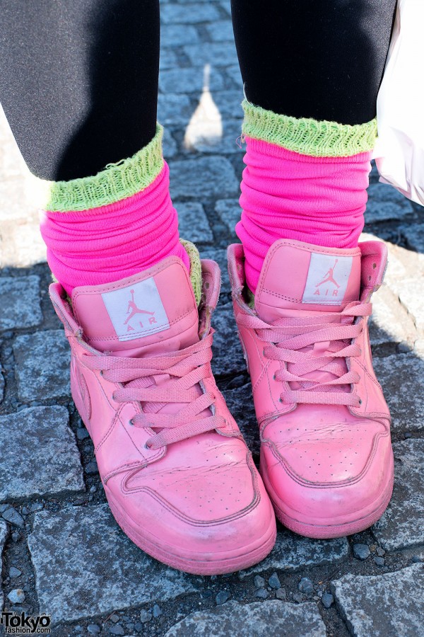 Pink Nike Air Jordan Sneakers