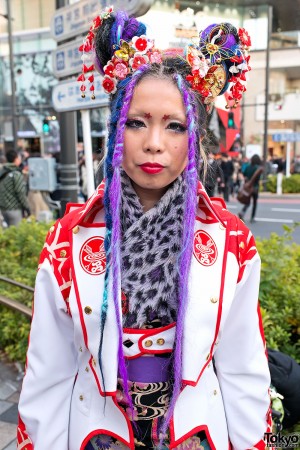 Kandi Raver Ichika’s Winged Kimono by Takuya Angel in Harajuku – Tokyo ...