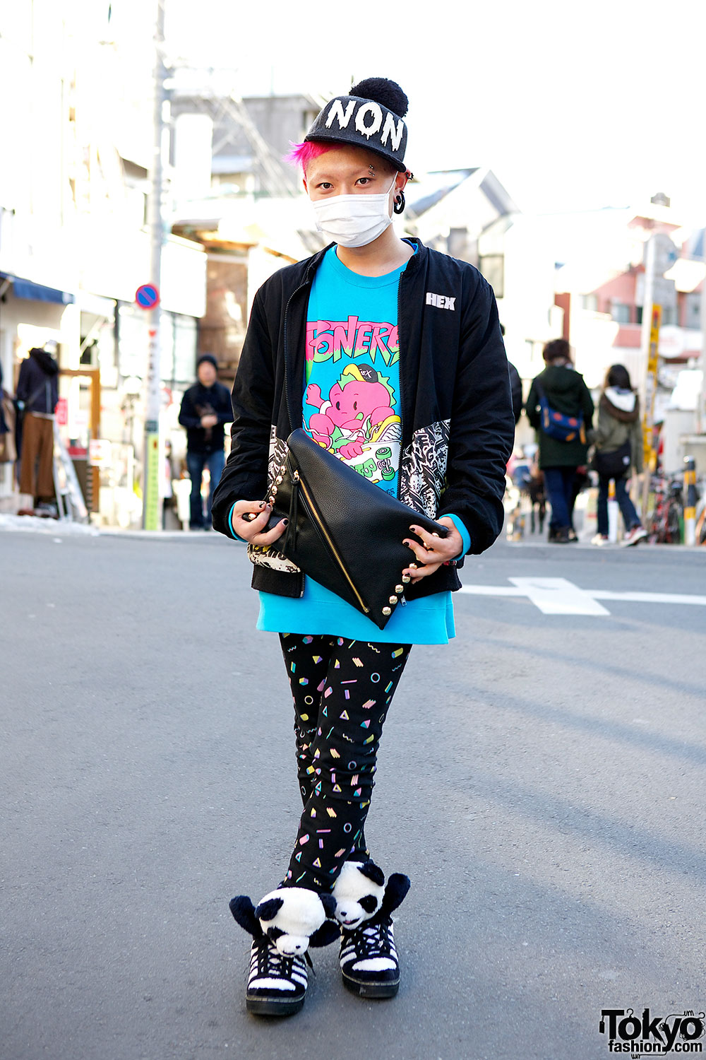 Lay Another Band w/ Jeremy Scott Sneakers Pink Hair – Tokyo Fashion