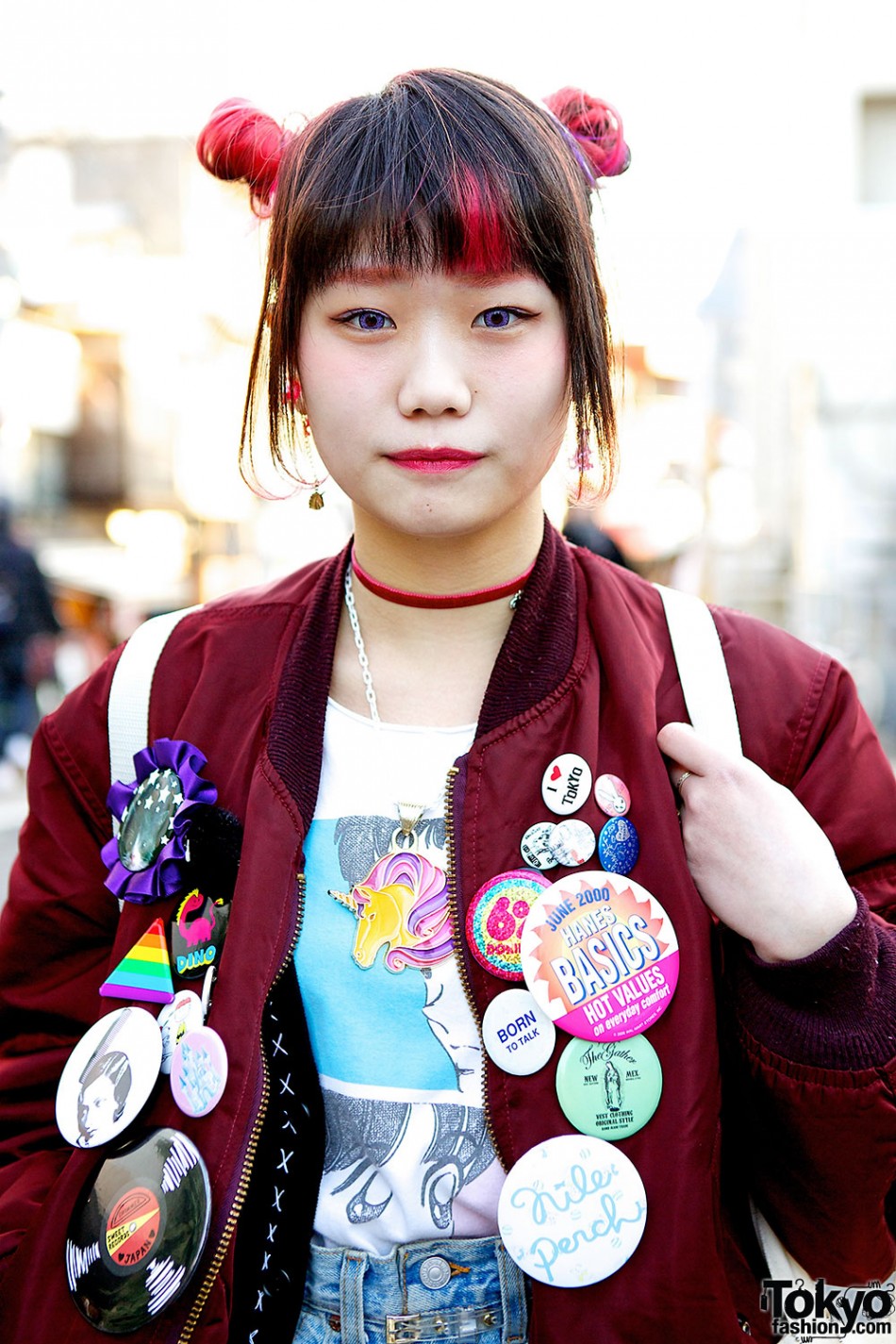 Scramble Market Elleanor w/ Pink Odango Hair, Unicorn Backpack & Kinji ...