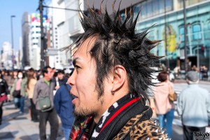 Punk Spikes Hair in Tokyo