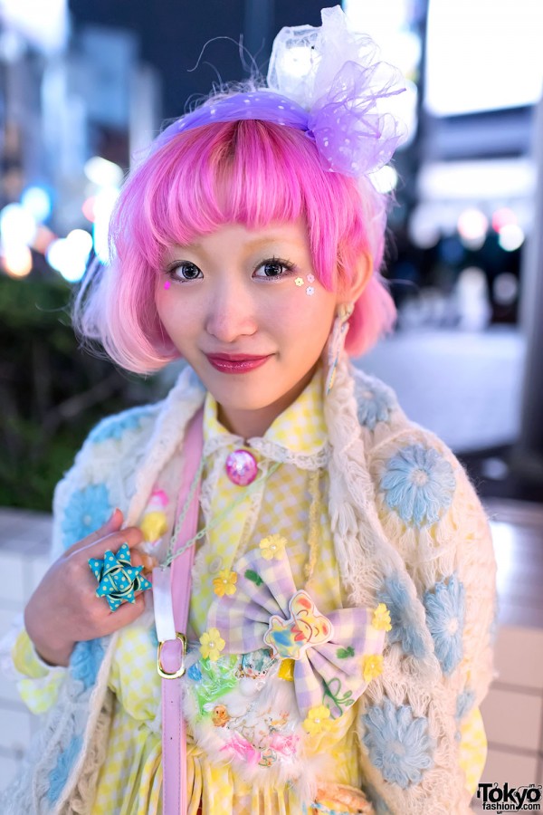 Kumamiki With Pink Hair