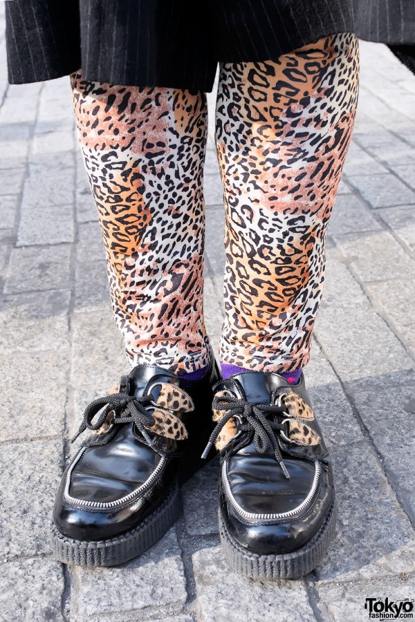 Leopard Leggings & Underground Creepers