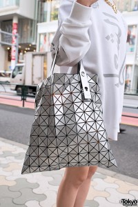 Issey Miyake Bao Bao Bag in Silver