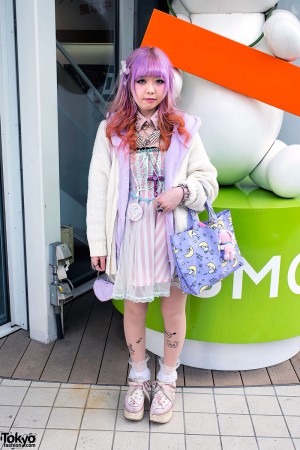 Ombre Hair, Candy Stripper x Snoopy, Milk & Milklim in Harajuku