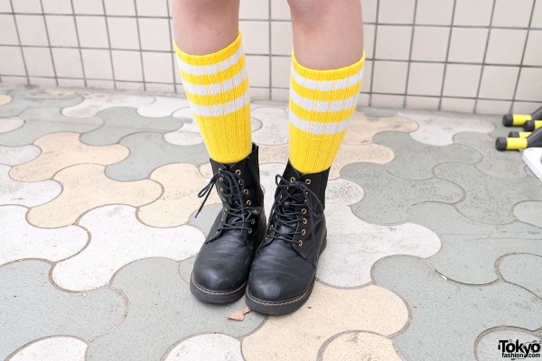 Striped Tube Socks & Boots