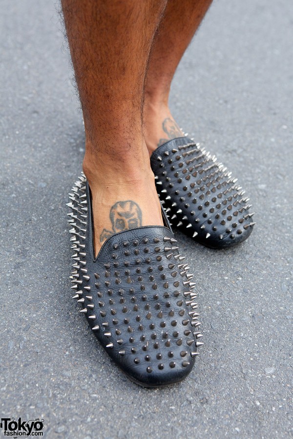 UNIF Hellraiser studded loafers
