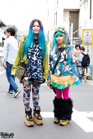 Colorful Harajuku Fashion, w/ Cayhane, Jammin, Nude N Rude & Vivienne ...