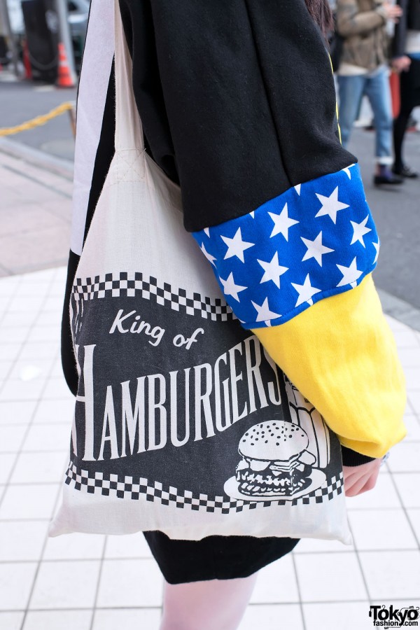 King of Hamburgers Tote Bag
