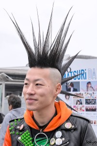 Tall Mohawk Hairstyle in Tokyo