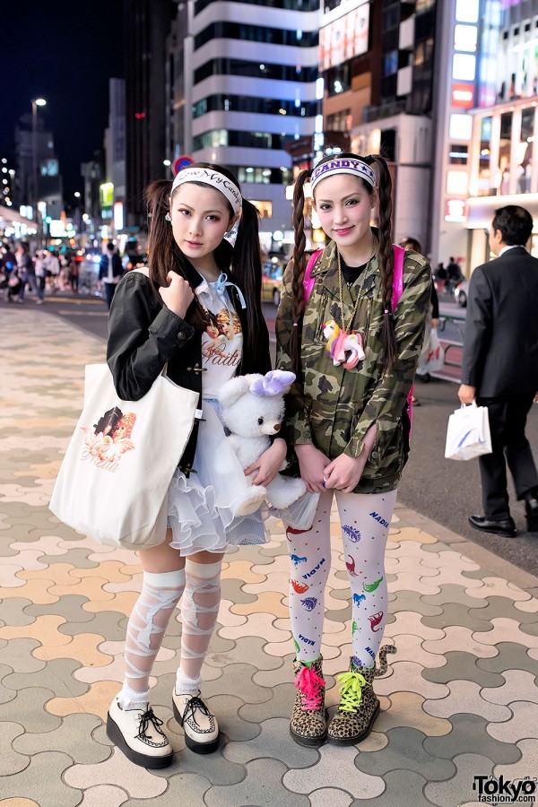 Harajuku Sisters w/ My Little Pony, Candy Stripper & Nadia Dinosaurs