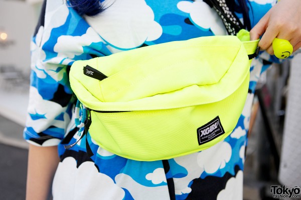 Neon X-Girl Shoulder Bag