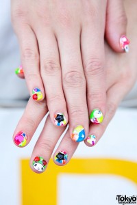 Colorful Harajuku Nail Art