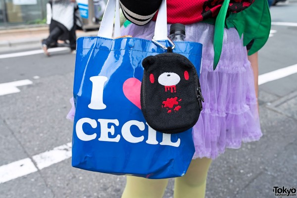 Cute Bear Bag & Cecil in Harajuku