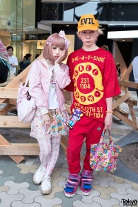 Colorful Harajuku Girl & Boy Style