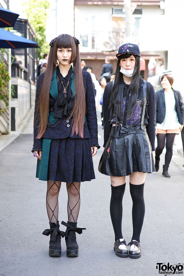 Shiina Ringo Fans w/ Dark Fashion & Handmade Accessories in Harajuku