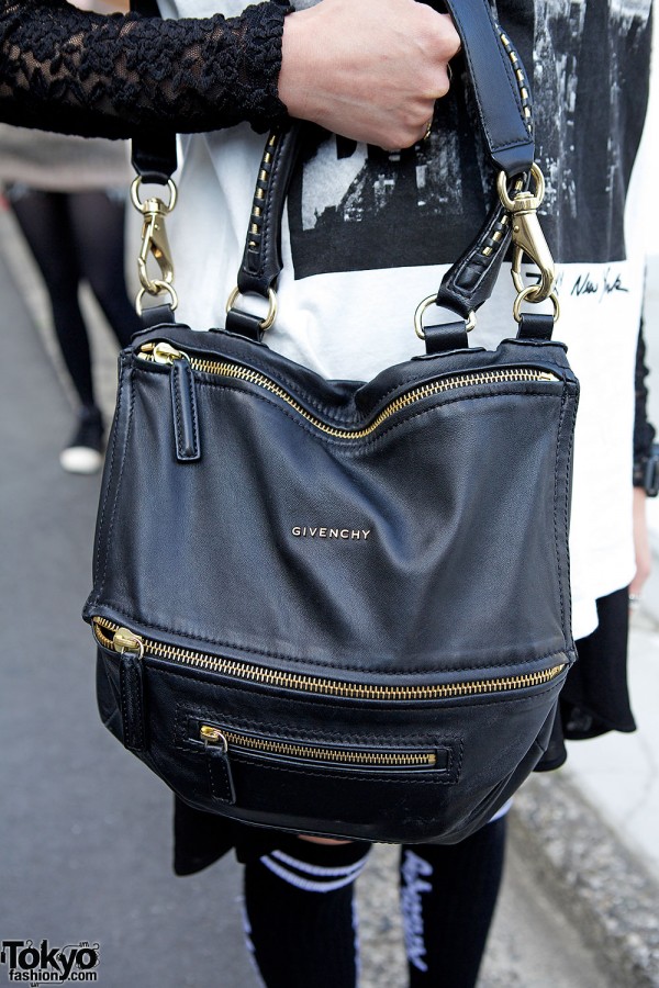 Givenchy leather bag in Harajuku
