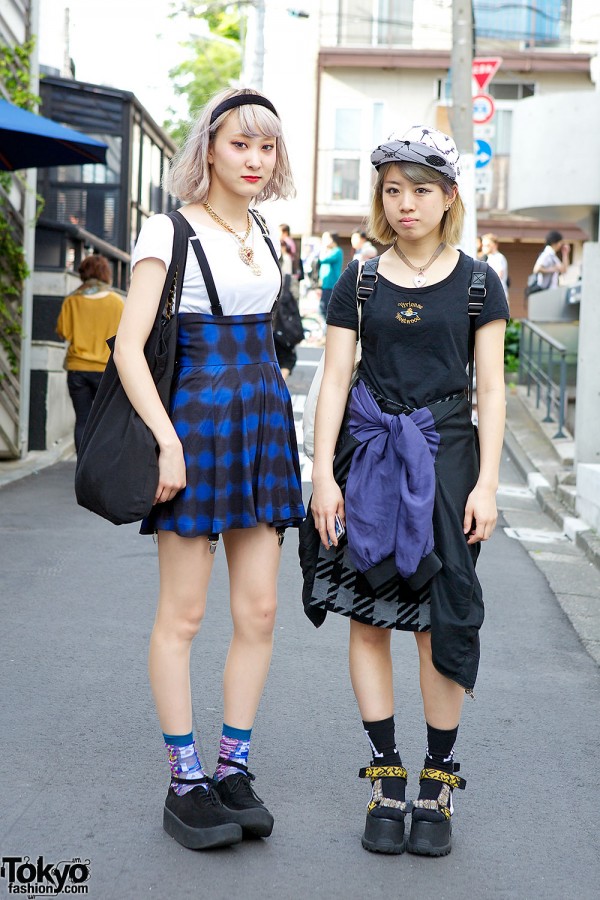 Suspender Skirt & Tokyo Bopper vs. Platform Sandals & Ungaro in ...