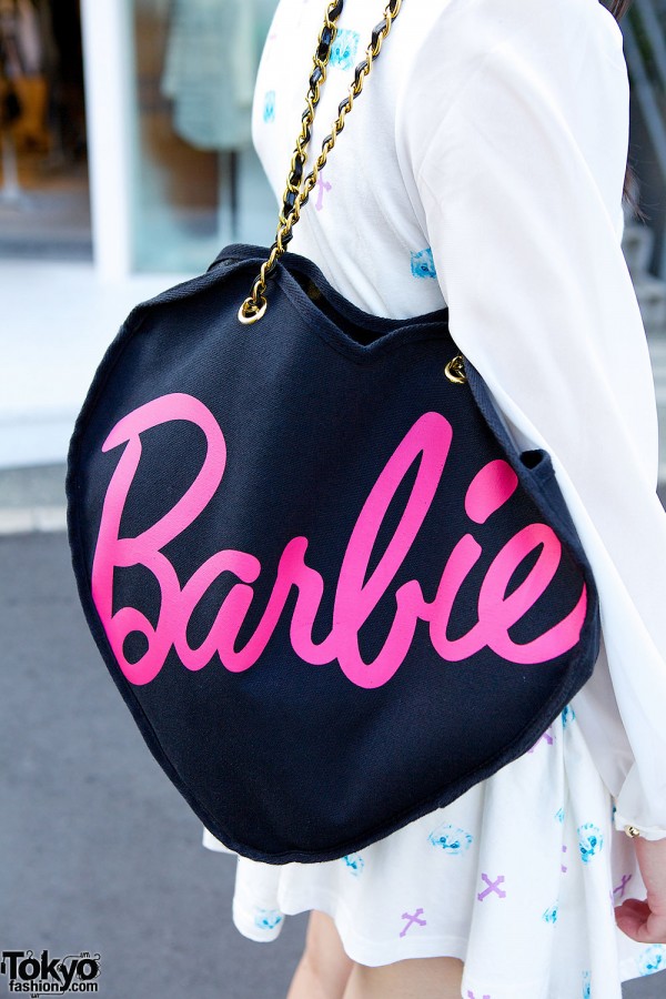 Barbie heart bag