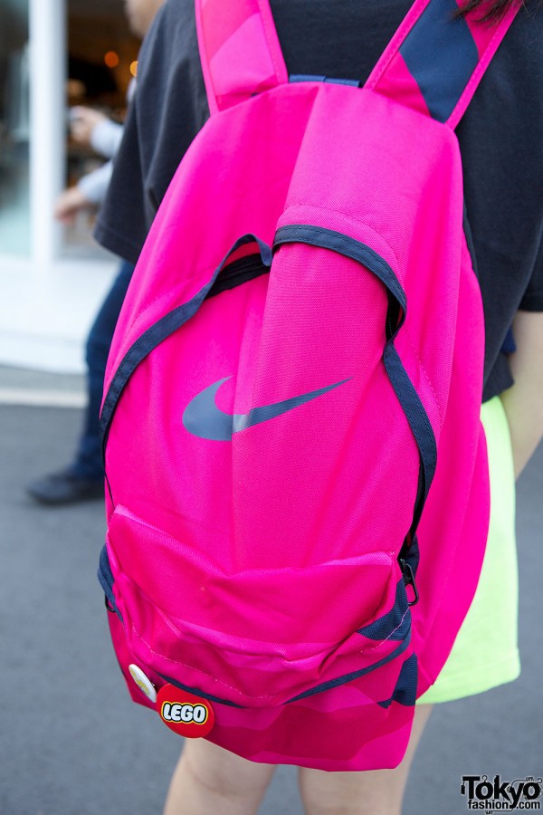 Nike Backpack & LEGO Buttons